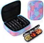 Large Capacity: The daily pill box organizer offers big space to pre-fill and organize your weekly pills, enabling easy tracking and maintenance of your medication plan. Each pill organizer has a large capacity.